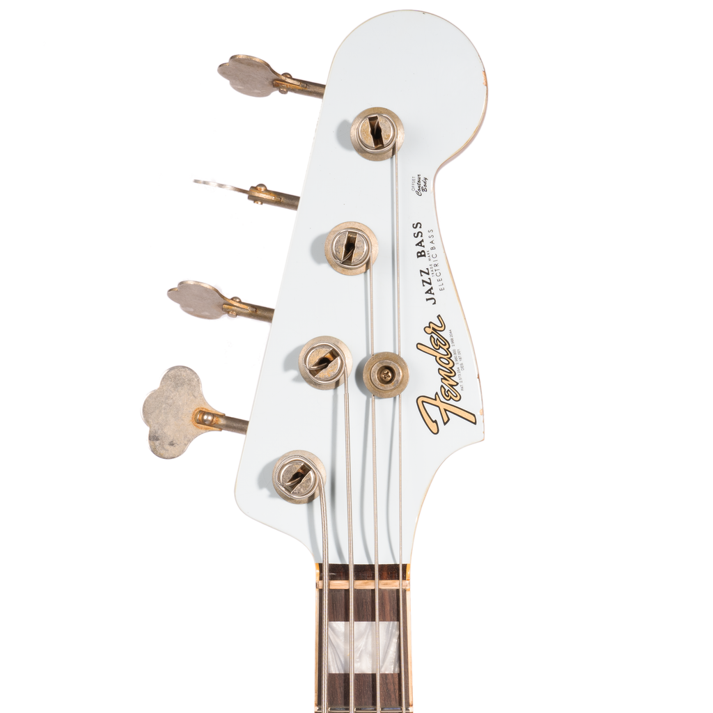 Fender Custom Shop 64 Jazz Bass Relic Sonic Blue with Matching Paint