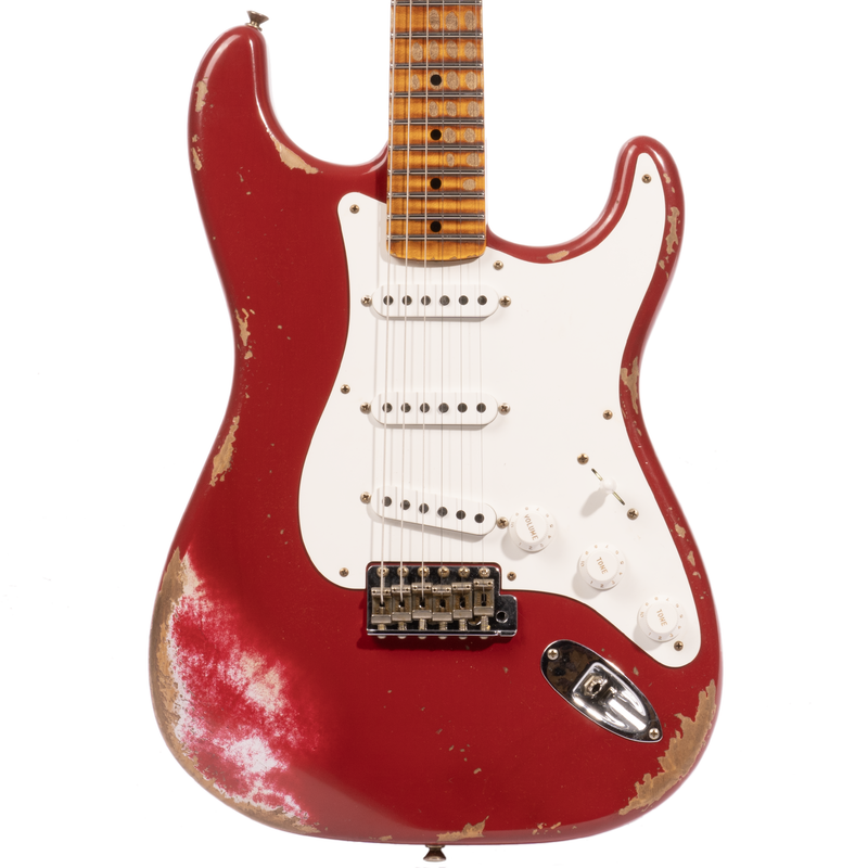 Fender Custom Shop '56 Stratocaster Electric Guitar, Heavy Relic, Dakota Red