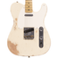 Fender Custom Shop Reverse '50s Telecaster Heavy Relic Electric Guitar, Aged India Ivory