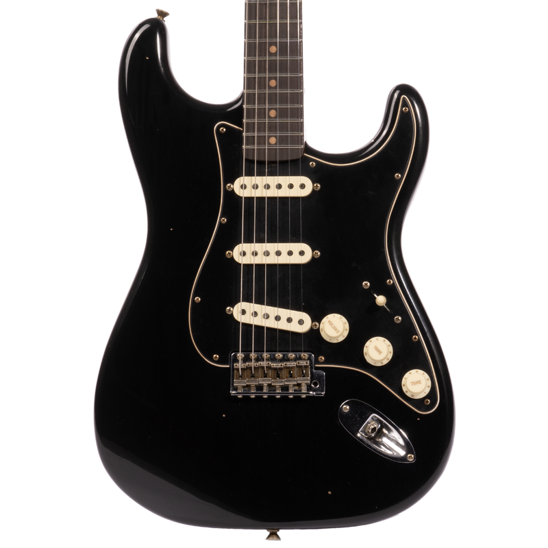 Fender Custom Shop Dual Mag II Stratocaster Journeyman, Aged Black w/Matching Headcap