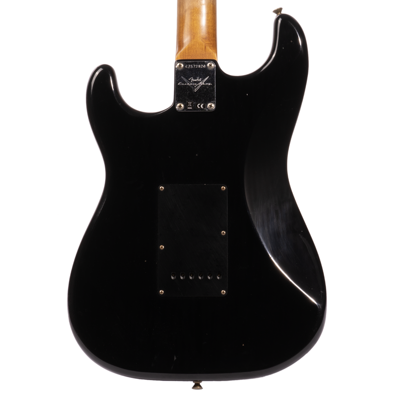 Fender Custom Shop Dual Mag II Stratocaster Journeyman, Aged Black w/Matching Headcap