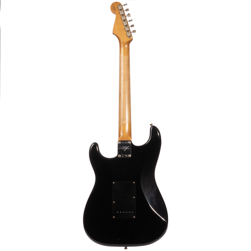 Fender Custom Shop Dual Mag II Stratocaster Journeyman, Aged Black w/Matching Headcap