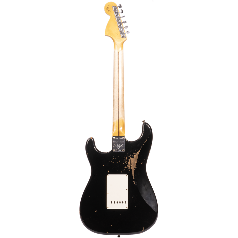 Fender Custom Shop '69 Stratocaster Heavy Relic Electric Guitar, Aged Black