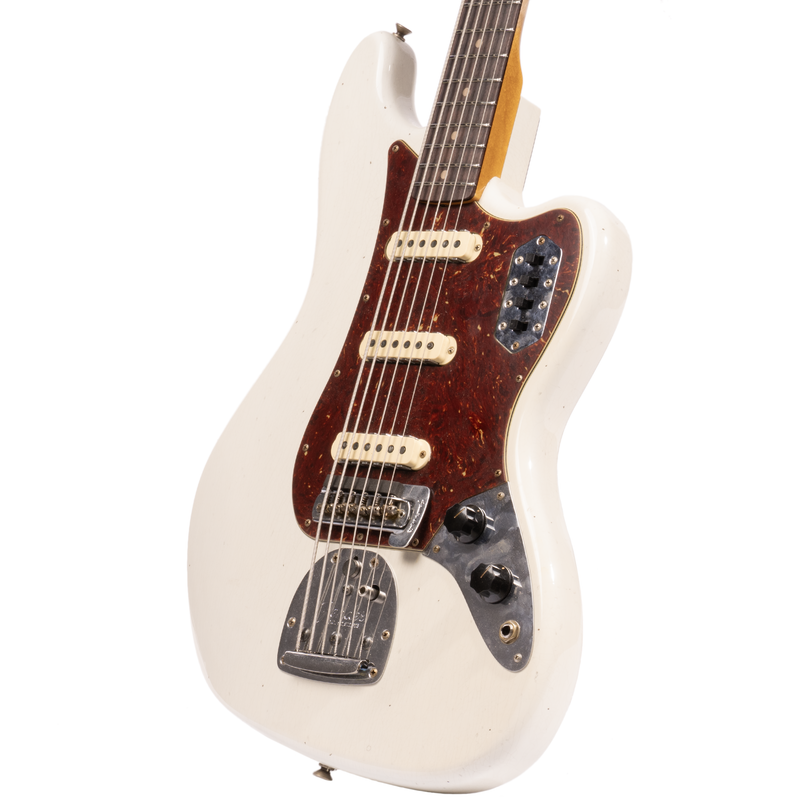 Fender Custom Shop Bass VI, Rosewood Fingerboard, Aged Olympic White, Journeyman Relic