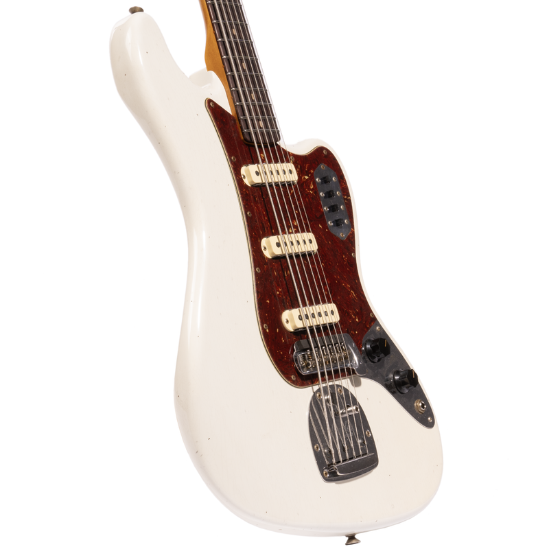 Fender Custom Shop Bass VI, Rosewood Fingerboard, Aged Olympic White, Journeyman Relic