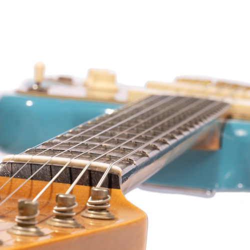 Fender Custom Shop '59 250k Jazzmaster Relic Electric Guitar, Aged Taos Turquoise