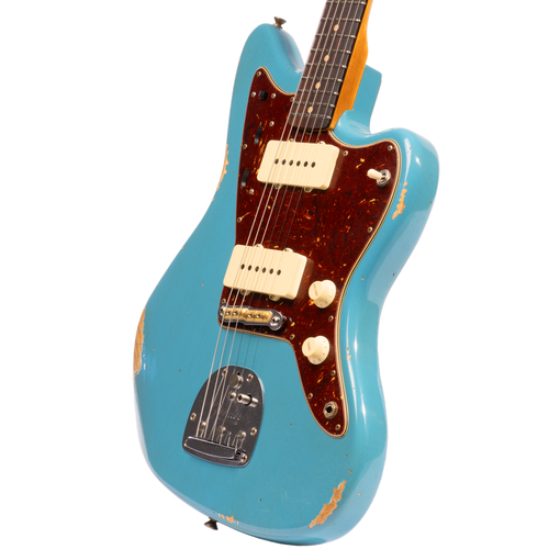 Fender Custom Shop '59 250k Jazzmaster Relic Electric Guitar, Aged Taos Turquoise