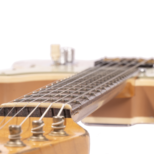 Fender Custom Shop '60 Telecaster Custom Heavy Relic Electric Guitar, Aged Dirty Shell Pink