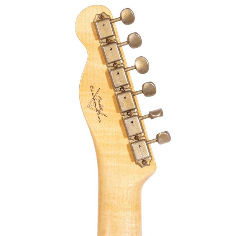 Fender Custom Shop CuNiFe Telecaster Custom Journeyman Relic Electric Guitar, Rosewood Fingerboard, Aged Firemist Silver