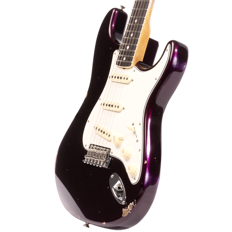 Fender Custom Shop '67 Stratocaster Relic Electric Guitar, Aged Midnight Purple