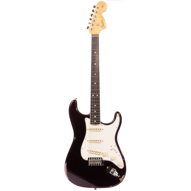 Fender Custom Shop '67 Stratocaster Relic Electric Guitar, Aged Midnight Purple