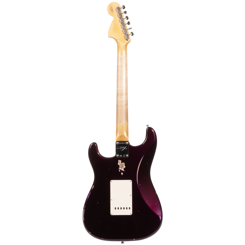 Fender Custom Shop '67 Stratocaster Relic Electric Guitar, Aged Midnight Purple