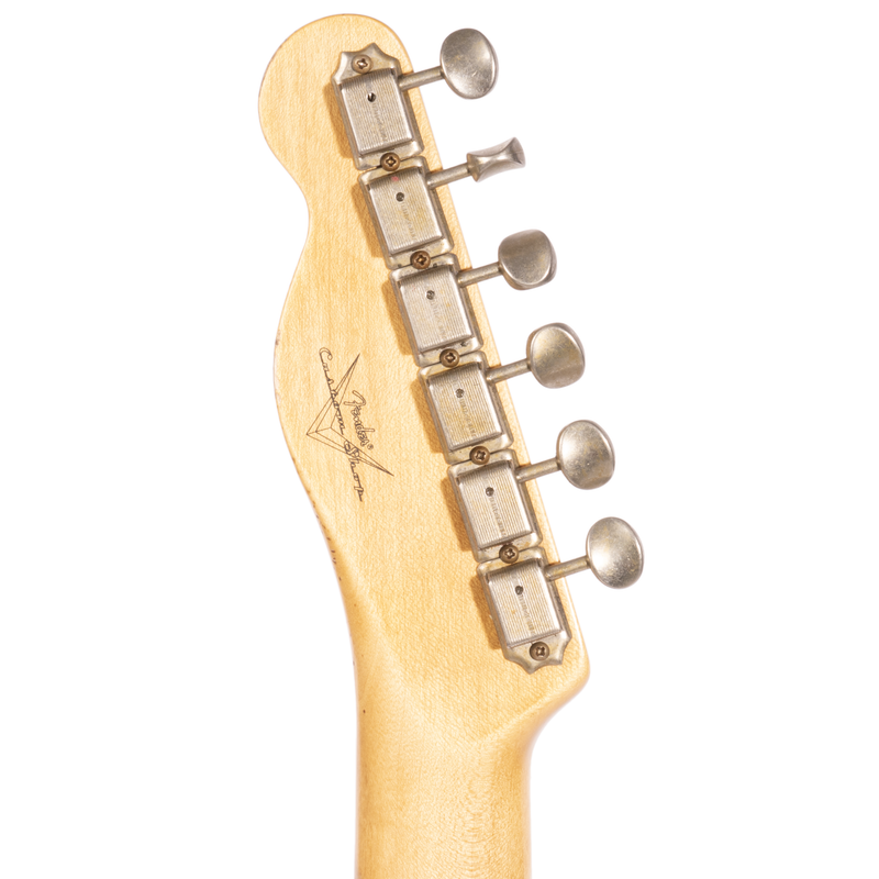 Fender Custom Shop '63 Telecaster Relic Electric Guitar, Aged Blue Ice Metallic