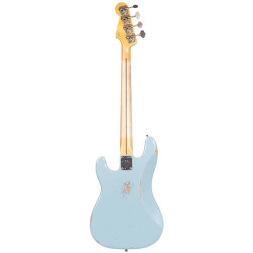 Fender Custom Shop '58 Precision Bass Relic, Maple Fingerboard, Aged Daphne Blue