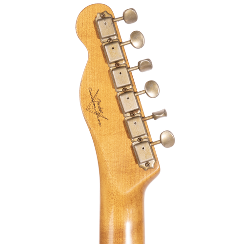 Fender Custom Shop '52 Telecaster Relic Electric Guitar, Maple Fingerboard, Aged Vintage White