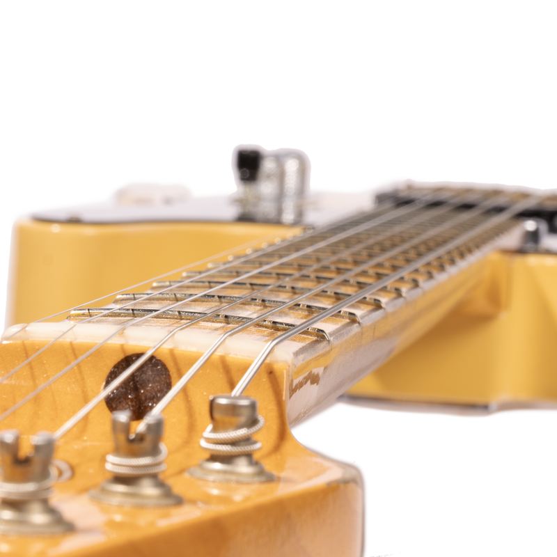 Fender Custom Shop ‘52 Telecaster Electric Guitar, Heavy Relic, Aged Nocaster Blonde