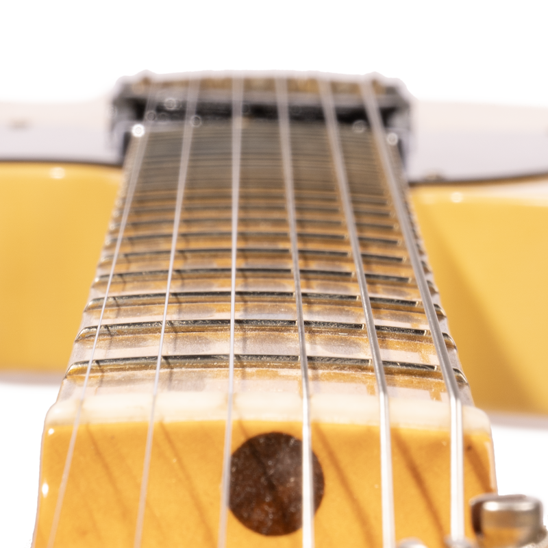 Fender Custom Shop ‘52 Telecaster Electric Guitar, Heavy Relic, Aged Nocaster Blonde