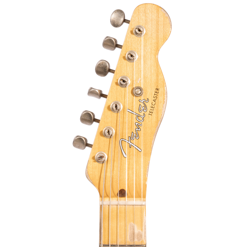 Fender Custom Shop ‘52 Telecaster Electric Guitar, Heavy Relic, Aged Nocaster Blonde