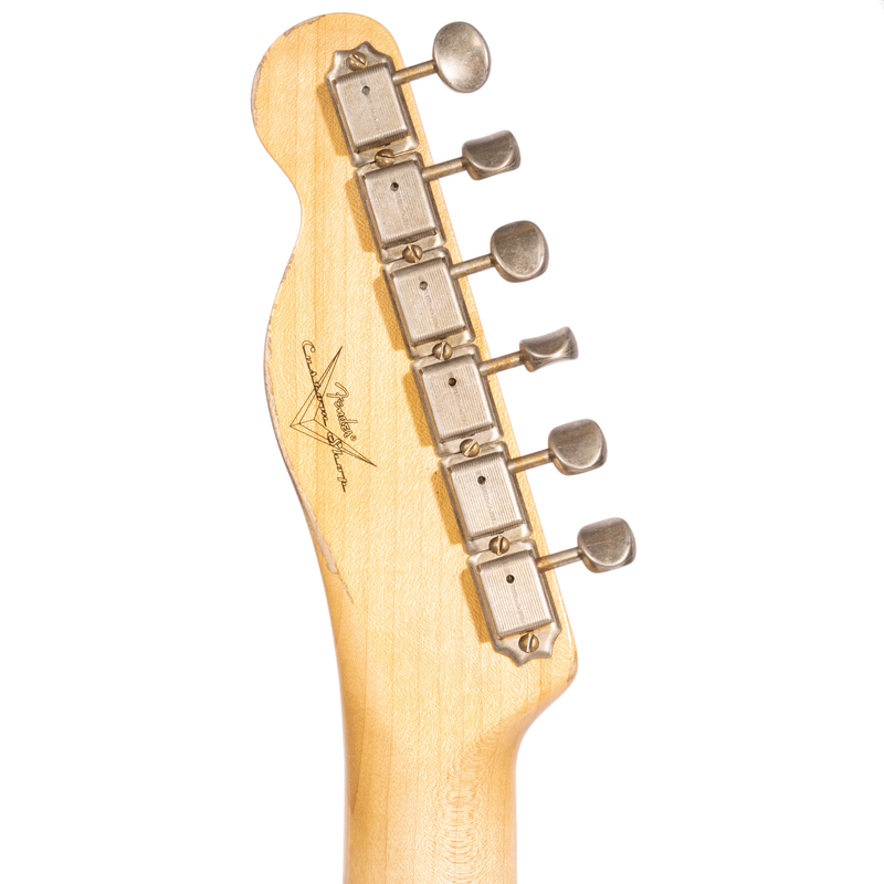 Fender Custom Shop ‘52 Telecaster Electric Guitar, Heavy Relic, Aged Nocaster Blonde