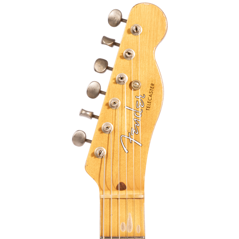Fender Custom Shop ‘52 Telecaster Electric Guitar, Super Heavy Relic, Aged Nocaster Blonde