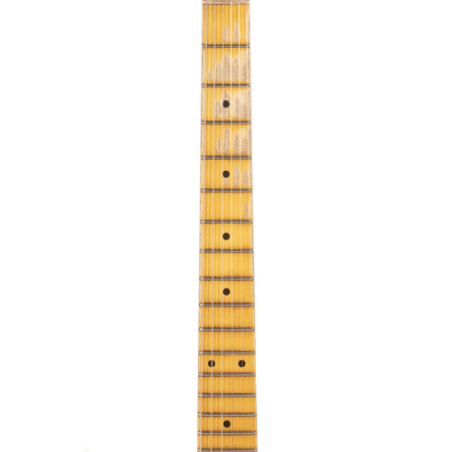 Fender Custom Shop ‘58 Stratocaster Electric Guitar Relic, Super Faded Aged Surf Green
