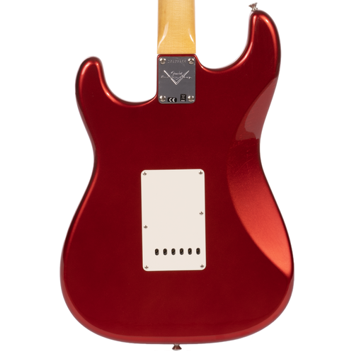 Fender Custom Shop ‘66 Stratocaster Electric Guitar Deluxe Closet Classic,  Faded Aged Candy Apple Red