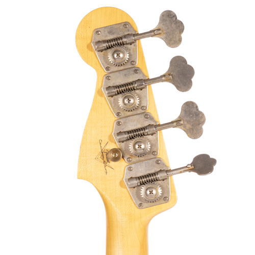 Fender Custom Shop ‘63 Precision Bass Guitar Journeyman Relic, Aged Olympic  White