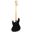 Fender Custom Shop '68 Jazz Bass Guitar, Journeyman Relic Aged Black with Handwound Vintage J Bass Pickups