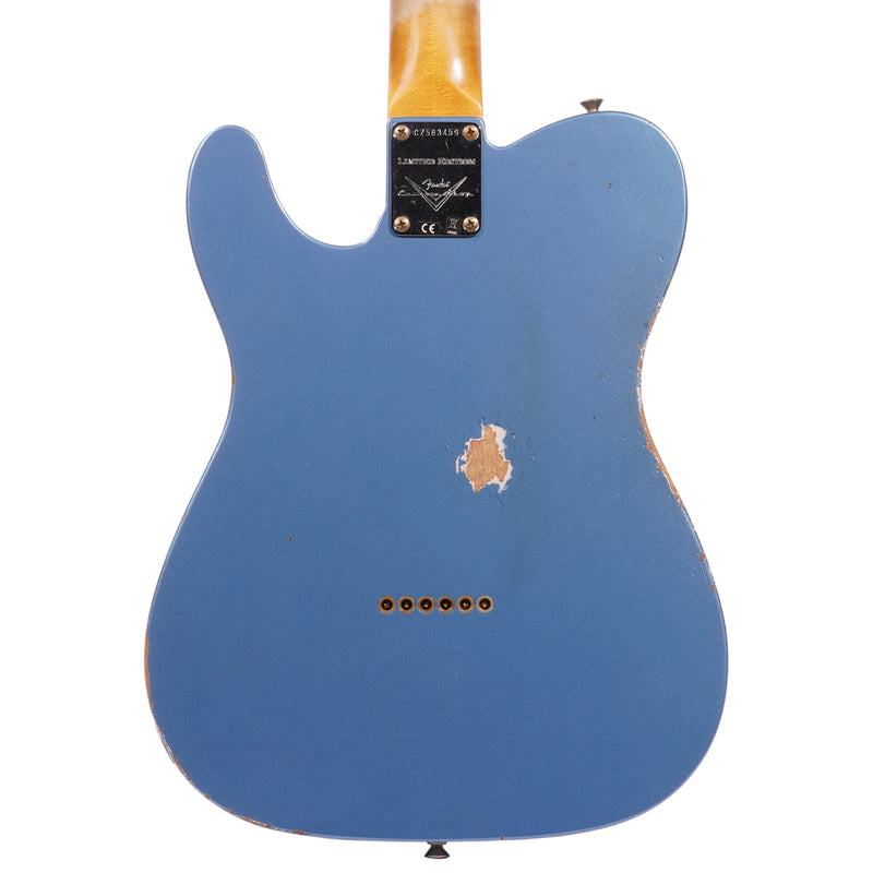 Fender Custom Shop Limited Edition '64 Telecaster Relic Electric Guitar, Aged Lake Placid Blue