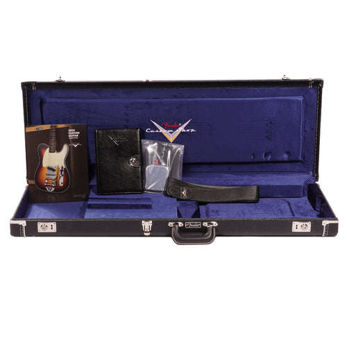 Fender Custom Shop '63 Telecaster Relic Electric Guitar, Aged Fiesta Red