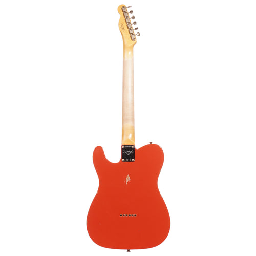 Fender Custom Shop '63 Telecaster Relic Electric Guitar, Aged Fiesta Red