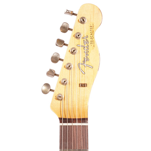 Fender Custom Shop '63 Telecaster Relic Electric Guitar, Aged Fiesta Red