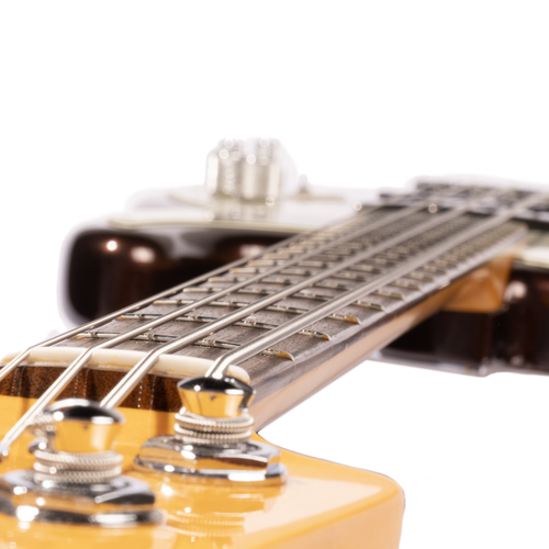 Fender American Ultra Precision Bass Guitar, Rosewood Fingerboard, Mocha Burst