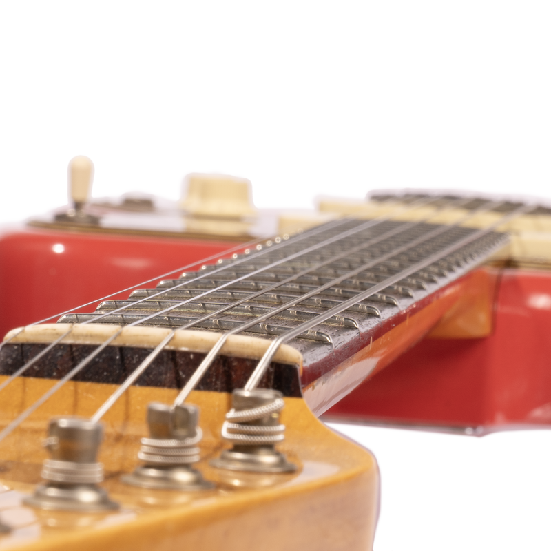 Fender Custom Shop '62 Jazzmaster Electric Guitar, Journeyman Relic, Fiesta Red