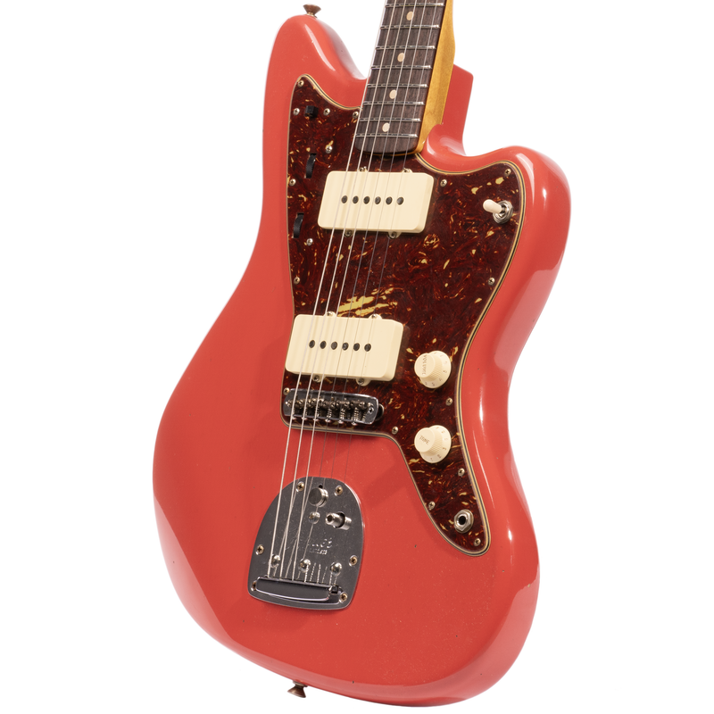 Fender Custom Shop '62 Jazzmaster Electric Guitar, Journeyman Relic, Fiesta Red