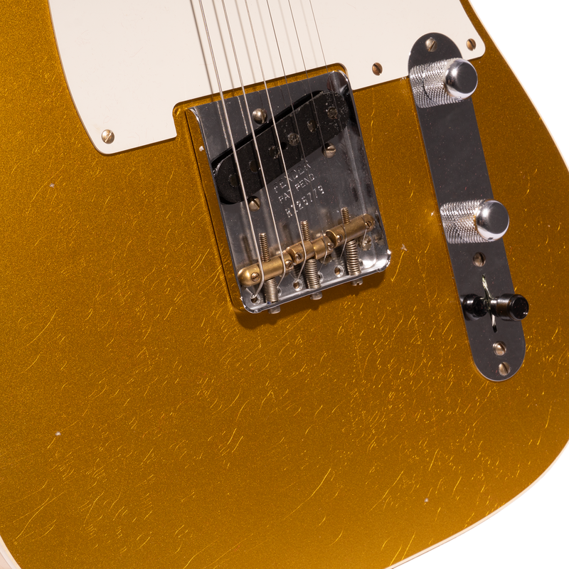 Fender Custom Shop '50s Telecaster, Faded Aged Gold Frost Finish, Journeyman Relic, Reverse Control Plate