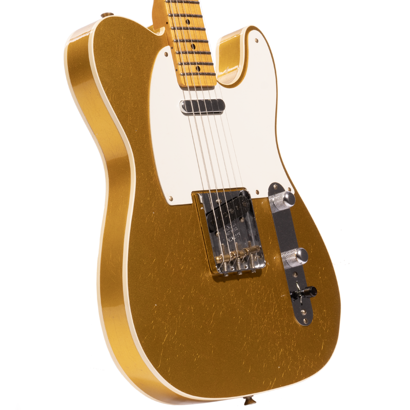 Fender Custom Shop '50s Telecaster, Faded Aged Gold Frost Finish, Journeyman Relic, Reverse Control Plate