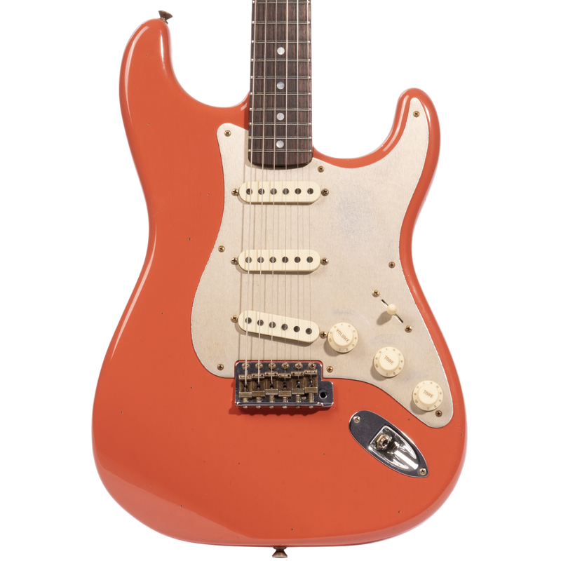 Fender Custom Shop '56 Roasted Stratocaster Special Journeyman Electric Guitar, Aged Tahitian Coral