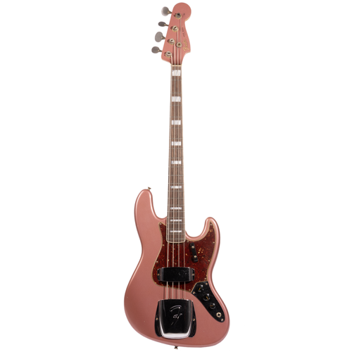 Fender Custom Shop 66 Jazz Bass Journeyman Aged Burgundy Mist w Mat
