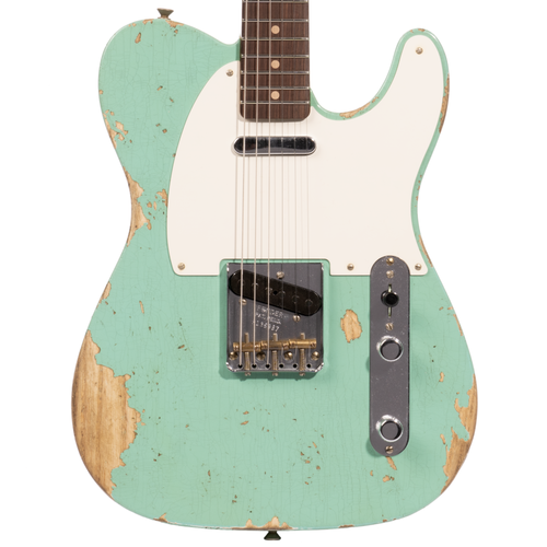 Fender Custom Shop '50s Double Esquire, Heavy Relic Super Faded Aged Sea Foam Green