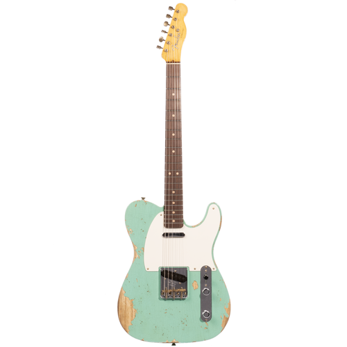Fender Custom Shop '50s Double Esquire, Heavy Relic Super Faded Aged Sea Foam Green
