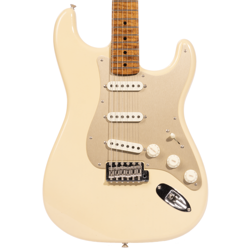 Fender Custom Shop Roasted '50s Stratocaster Deluxe Closet Classic Electric Guitar, Aged Vintage Blonde