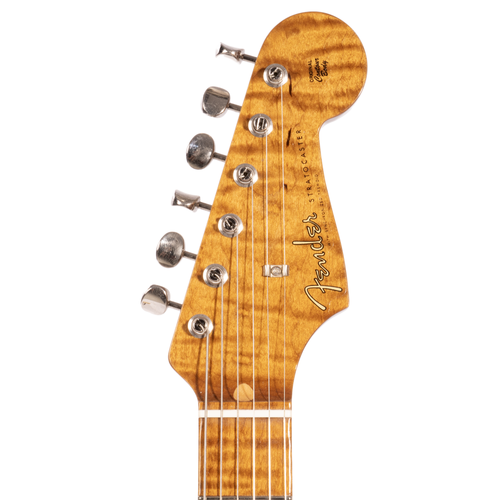 Fender Custom Shop Roasted '50s Stratocaster Deluxe Closet Classic Electric Guitar, Aged Vintage Blonde