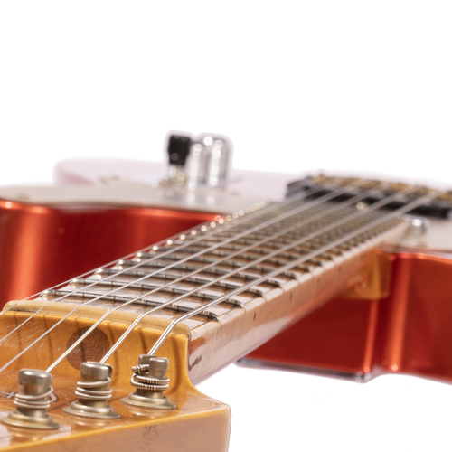 Fender Custom Shop '53 Telecaster Relic Electric Guitar, Maple Fingerboard, Aged Melon Candy