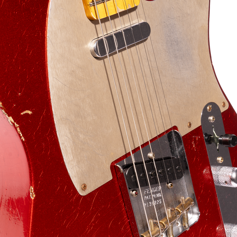 Fender Custom Shop '53 Telecaster Relic Electric Guitar, Maple Fingerboard, Aged Melon Candy