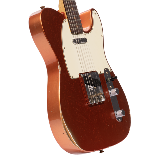Fender Custom Shop '63 Telecaster Relic Electric Guitar, Aged Melon Candy