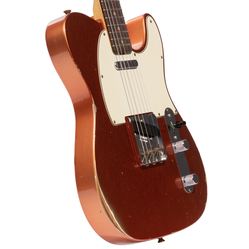 Fender Custom Shop '63 Telecaster Relic Electric Guitar, Aged Melon Candy