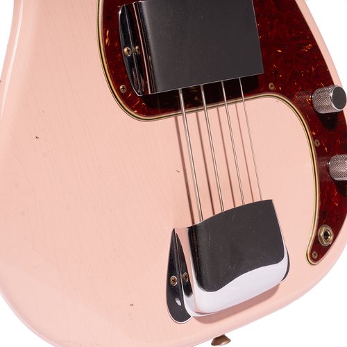 Fender Custom Shop '60 Precision Bass Journeyman Relic, Shell Pink w/ Painted Headcap