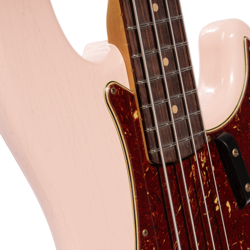 Fender Custom Shop '60 Precision Bass Journeyman Relic, Shell Pink w/ Painted Headcap