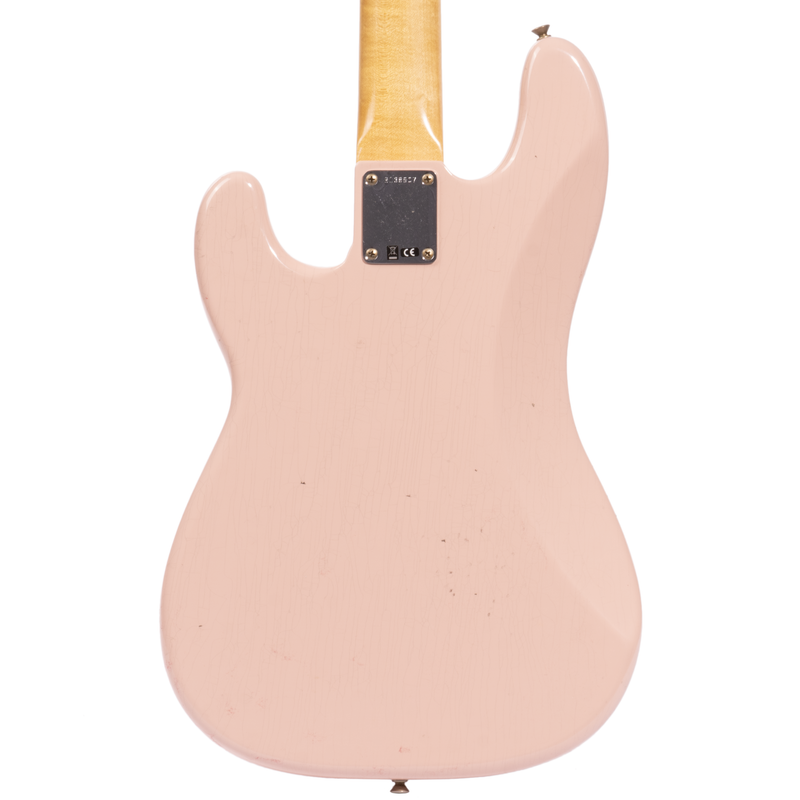 Fender Custom Shop '60 Precision Bass Journeyman Relic, Shell Pink w/ Painted Headcap